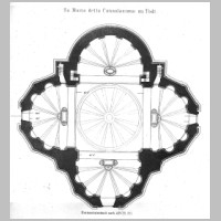 Todi, Santa Maria della Consolazione, Laspeyres, Paul, Pianta di Santa Maria della Consolazione, 1869, Wikipedia.jpg